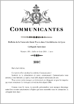 Communicantes n°109
Septembre - Octobre 2017